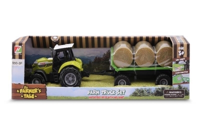 Mini farma Traktor z przyczepą