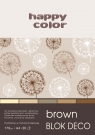 Blok Happy Color Deco Brown A4/20 (HA 3717 2030-072) Mix