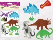 Dodatek dekoracyjny Craft-fun naklejka pianka dinozaury