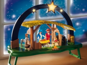 Playmobil Christmas: Stajenka z oświetleniem (9494)