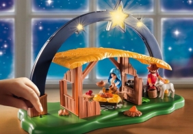 Playmobil Christmas: Stajenka z oświetleniem (9494)