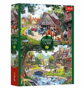 Puzzle 2x500 elementów Sielankowe życie (37494)