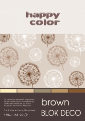 Blok Happy Color Deco Brown A4/20 (HA 3717 2030-072)