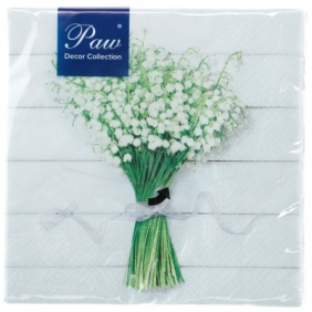 Serwetki Paw Lunch - mix nadruk 330 mm x 330 mm (SDL120101)