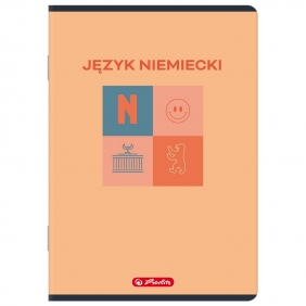 Zeszyt Herliz A5/60k kartka - Język Niemiecki, 1 szt