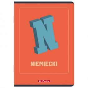 Zeszyt Herliz A5/60k kartka - Język Niemiecki, 1 szt