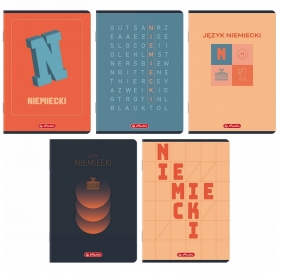 Zeszyt Herliz A5/60k kartka - Język Niemiecki, 1 szt