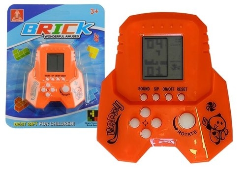 Gra elektroniczna Tetris Bricks rakieta pomarańczowy