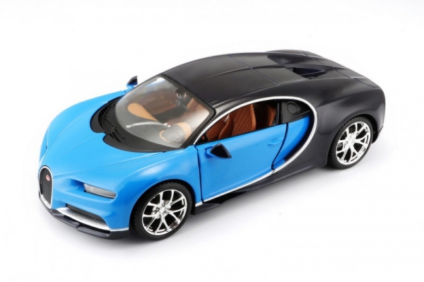 Model kompozytowy Bugatti Chiron niebiesko-czarny (10131514BU)
