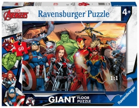 Ravensburger, Puzzle 60: Avengers Giant (03094)
