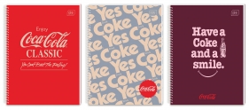 Kołozeszyt A4/100k M Hybrid Coca Cola kratka, 1 szt