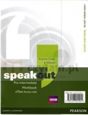 Speakout Pre-Inter WB eText AccessCard - J. J. Wilson, Antonia Clare