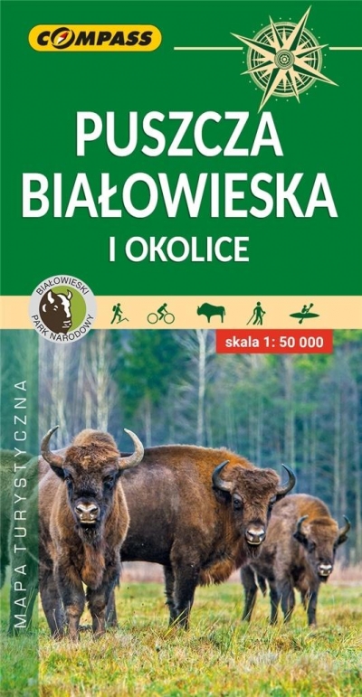 Mapa - Puszcza Białowieska 1: 50 000 BR