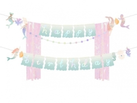 Baner Happy Birthday Syrenka 130x100cm