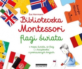 Biblioteczka Montessori Flagi świata - Ève Herrmann