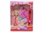 Lalka mini 7cm z hulajnogą
