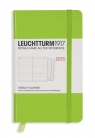 Kalendarz 2015 Pocket Leuchtturm1917 tygodniowy limonkowy