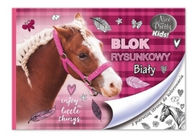 Blok rysunkowy biały A4 20 kartek Nice and pretty