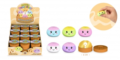 Gniotek Pierożek soft  6cm 1szt.mix
