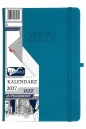 Kalendarz 2027 A5 tygodniowy Jazz - turkusowy