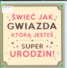 Karnet urodziny HM-200-1382