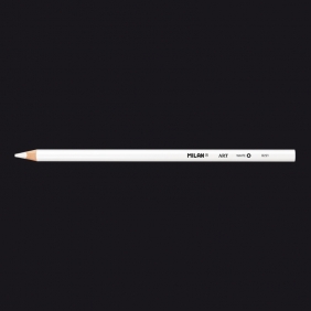 Ołówki biały węgiel z grubym grafitem MILAN 3 szt. na blistrze