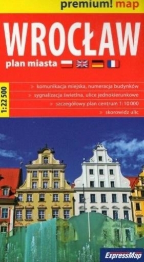 Premium! map Wrocław 1:22 500 plan miasta w.2020 - Praca zbiorowa