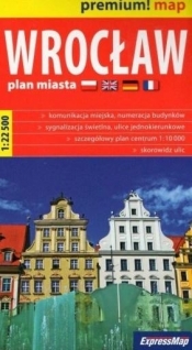 Premium! map Wrocław 1:22 500 plan miasta w.2020 - Opracowanie zbiorowe