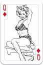 Pin-Up Color-In Playing - 55 kart do kolorowania (54294)