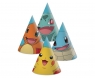  Czapeczki papierowe Pokemon 6szt