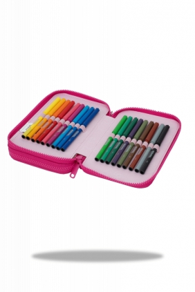 Coolpack, Piórnik podwójny z wyposażeniem Jumper 2 Hello Kitty - Pink 2 (F066035)