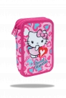Coolpack, Piórnik podwójny z wyposażeniem Jumper 2 Hello Kitty - Pink 2