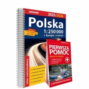 Atlas samochodowy Polska 1:250 000 w.2025/2026 - Opracowanie zbiorowe