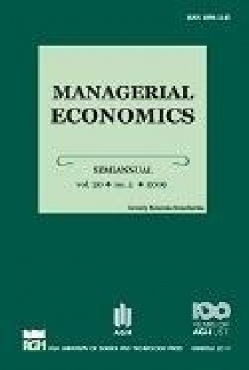 Managerial Economics 20/2 - Praca zbiorowa