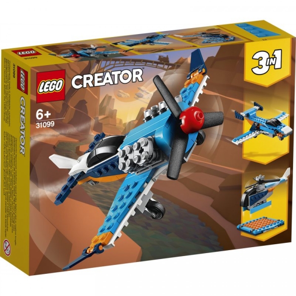 Lego Creator: Samolot śmigłowy (31099) (Uszkodzone opakowanie)