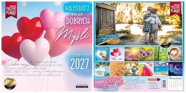 <img src='https://webimage.pl/pics/942/6/d5906850826942.jpg' style='height:440px' /> Kalendarz 2027 ścienny Classic Q Dobrych Myśli