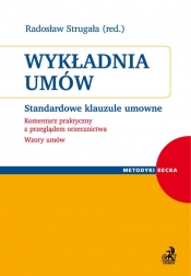Wykładnia umów Standardowe klauzule umowne Komentarz praktyczny z przeglądem orzecznictwa