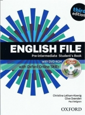 English File 3E Pre-Int. SB + Online Skills OXFORD - Clive Oxenden