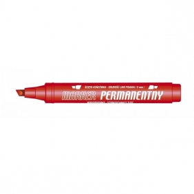 Marker permanentny Tetis 5mm - czerwony (KM101-CS)