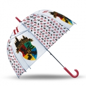 Parasolka przezroczysta manualna 46 cm Harry Potter HPK0023