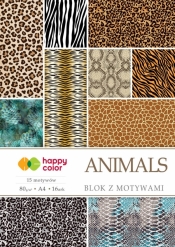 Blok A4 "Animals" - 15 arkuszy (230-M)