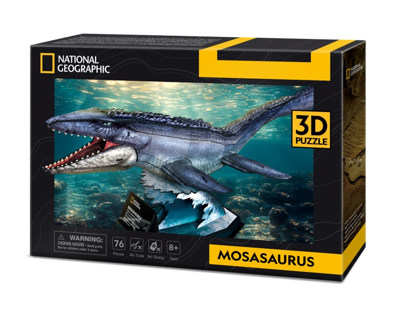 <img src='https://webimage.pl/pics/943/1/d6944588211943-2.png' style='height:440px' /> Cubic Fun, Puzzle 3D: National Geographic Mozazaur