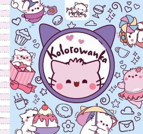 Minikolorowanka. Pembe the Pink Cat
