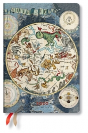Kalendarz 2020 książkowy Midi Horizontal Celestial Planisphere 12m