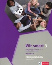 Wir Smart Język niemiecki 3 Smartbuch Rozszerzony zeszyt ćwiczeń z interaktywnym kompletem uczniowskim dla klas IV-VI z płytą CD