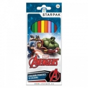 Kredki ołówkowe 12 kolorów Avengers