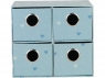 Pudełko na biurko z 4 szufladkami Sweet Blue