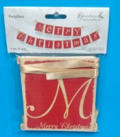 Baner Merry Christmas 14,5x220cm