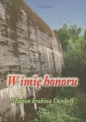 W imię honoru - Marion Donhoff