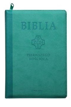 Biblia pierwszego Kościoła z paginatorami zielona